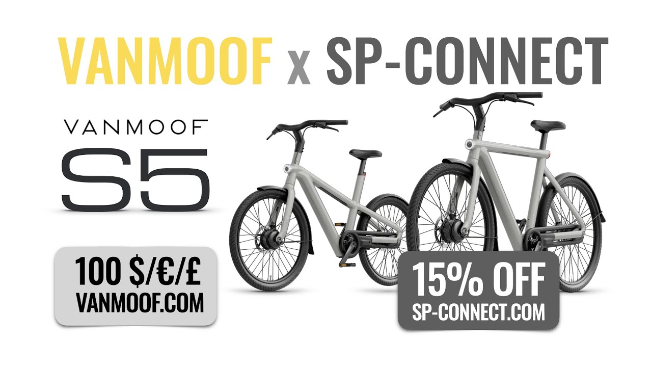 VanMoof S5 x SP Connect #ebike #vanmoof #spconnect #iphone