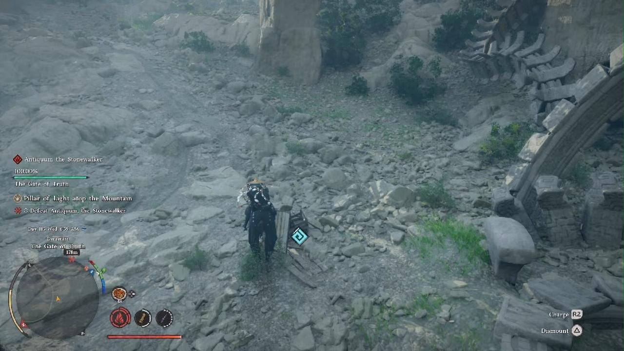 Defeat Antiquum the Stonewalker Using Nature's Snare