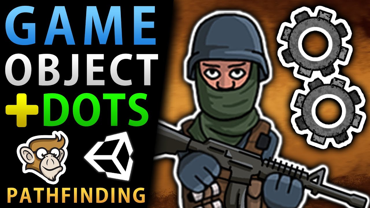 Game Objects with Unity DOTS Pathfinding! (ECS mixed with MonoBehaviour)