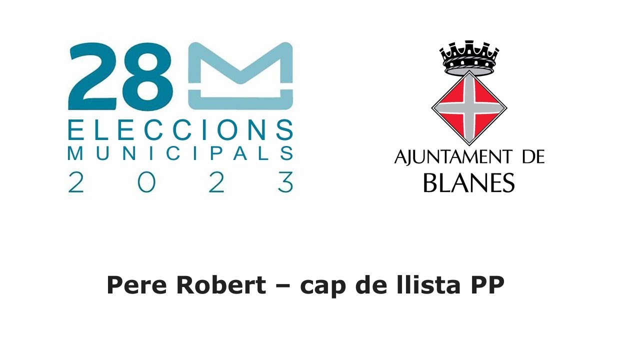 Pere Robert &ndash; cap de llista PP (Eleccions Municipals 2023)