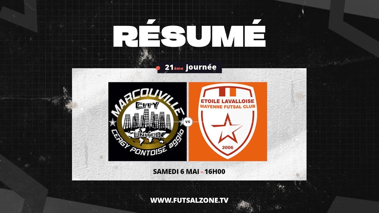 D1 Futsal - J21 Marcouville City CP vs Étoile Lavalloise FC