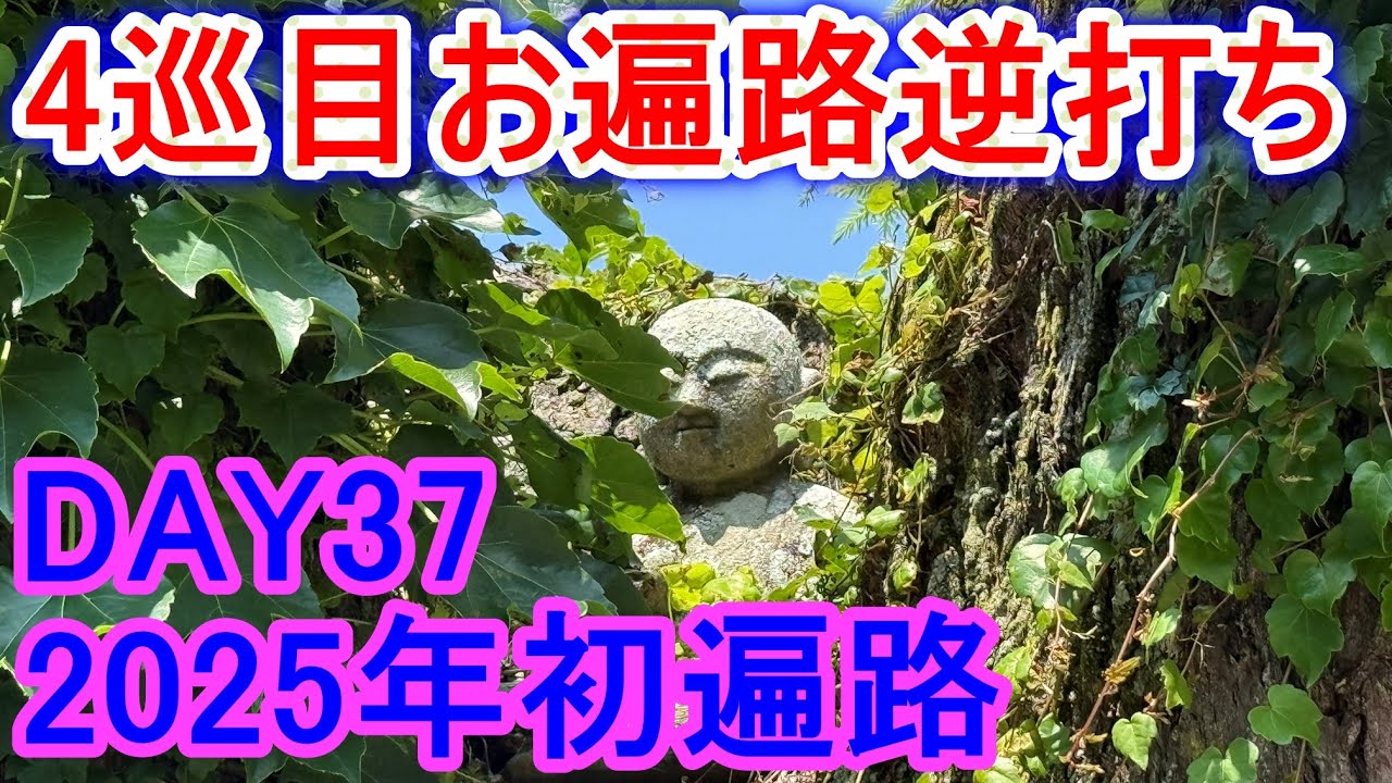 【4巡目お遍路】【逆打ち】DAY37(2025/05/31)2025年初お遍路