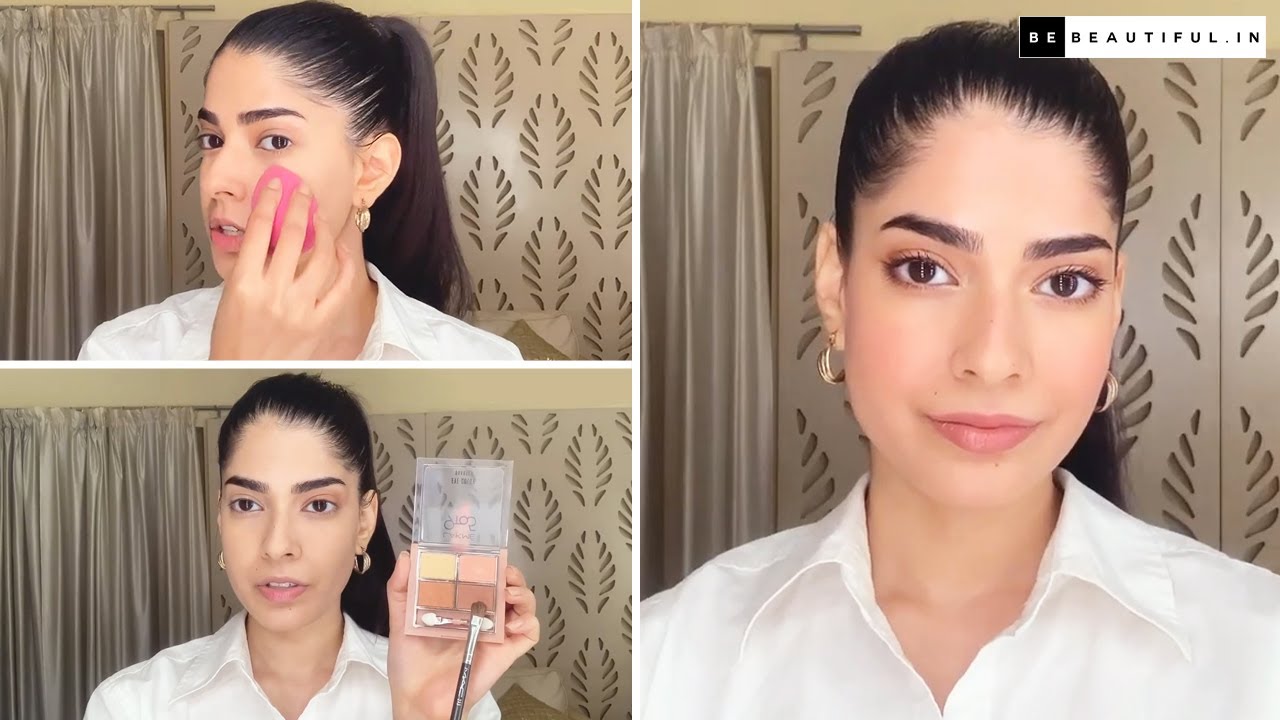 Nude Makeup Look for Work From Home | Easy Makeup for Office | Be Beautiful