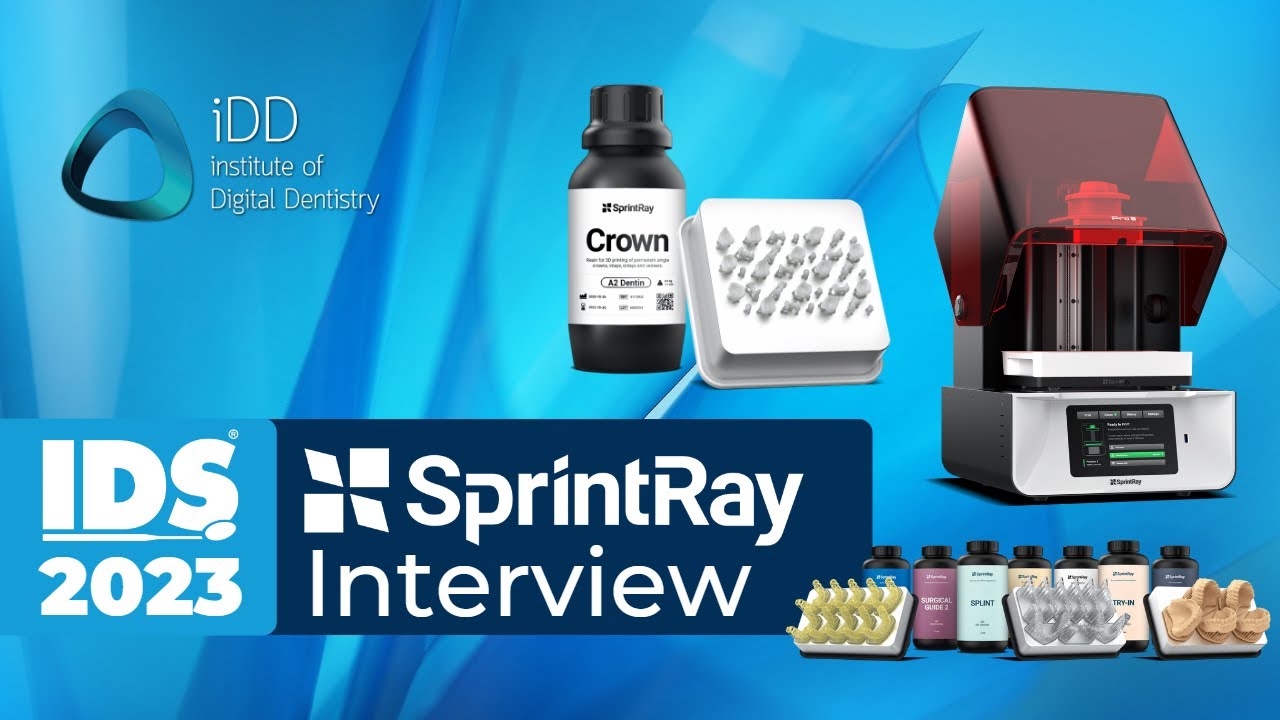 SprintRay: Fastest 3D Printing Workflow for Crowns? | IDS 2023 Interviews
