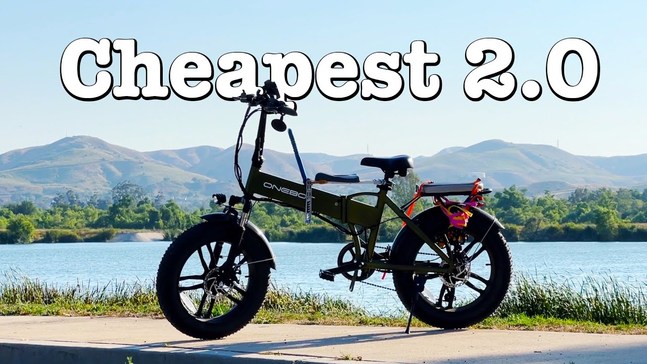 I Tried the Least Expensive 48v Folding Fat Tire Ebike - Onebot T6F Upgraded for 2023