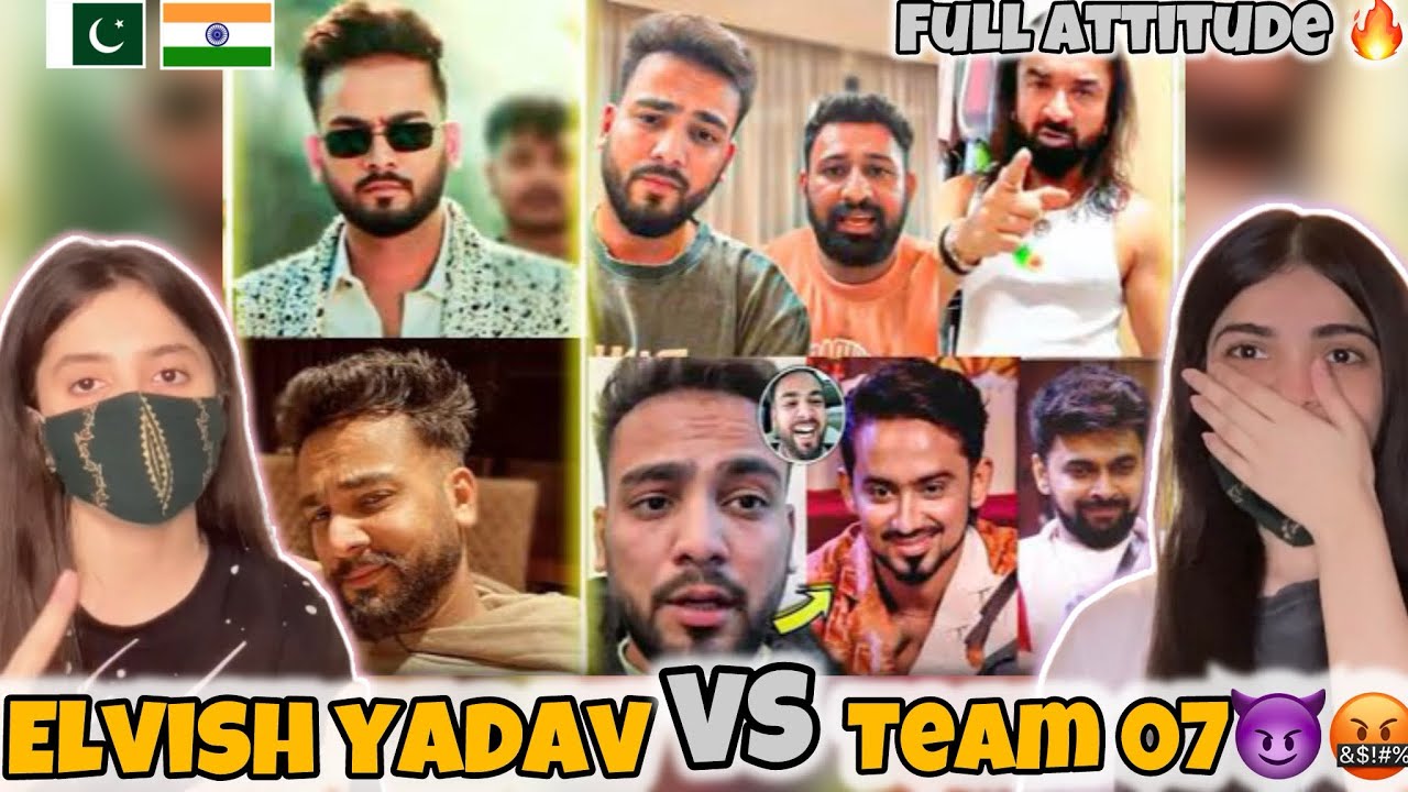 Elvish Yadav VS Team 07 New Attitude Videos🔥😈 | Kataria VS Adnan 07 Angry Moments🤬#elvisharmy#team07