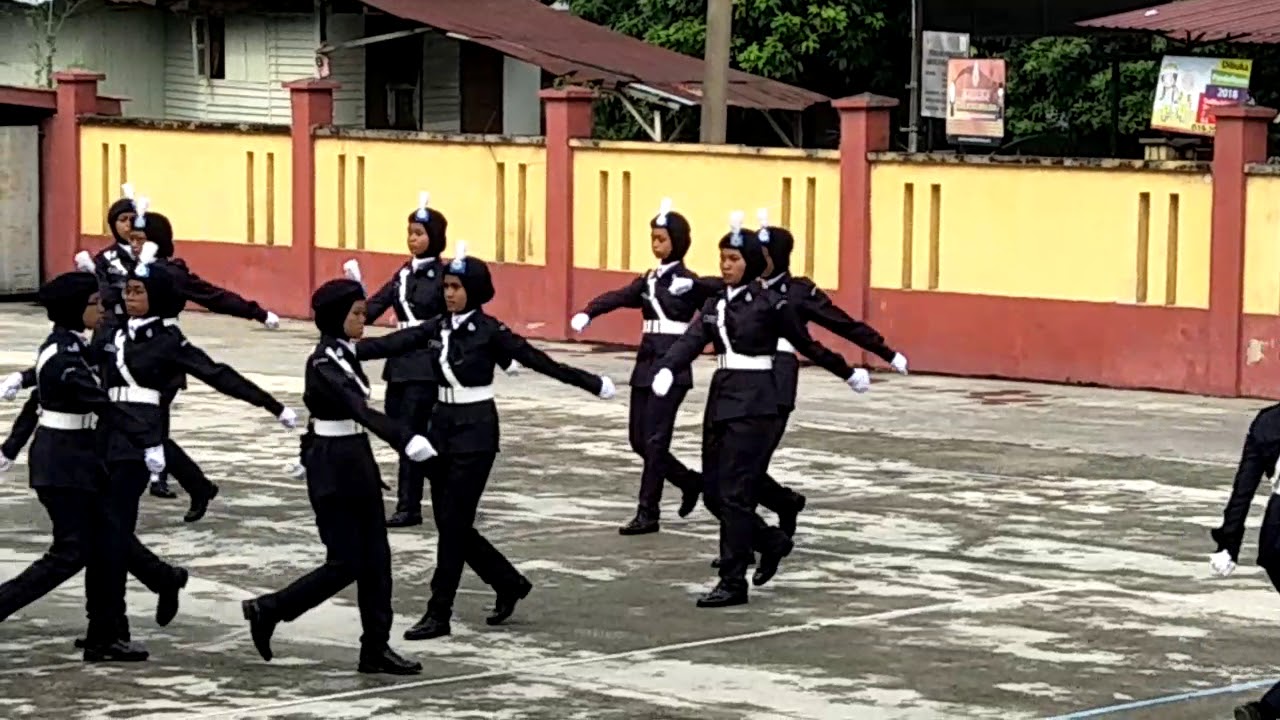 Pertandingan Kawad Kaki 2018 Kadet Polis SMK Puteri Wilayah