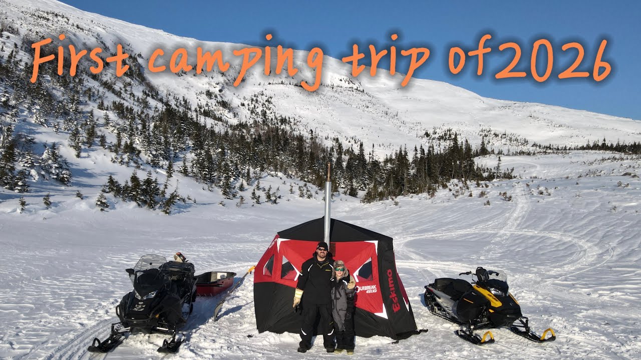 Camping on a lake in Labrador, Canada !