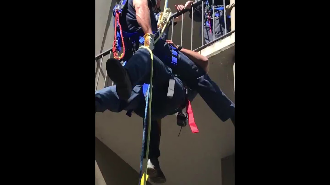 Longview Fire Department - rope rescue training