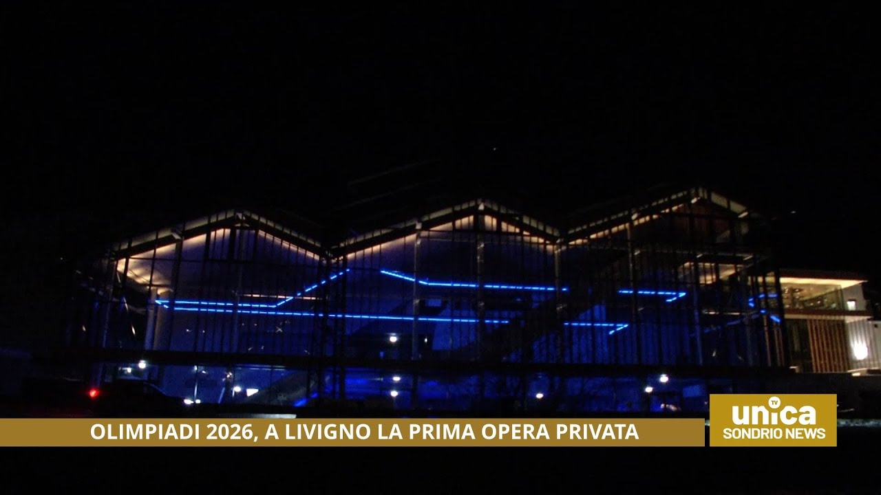 Olimpiadi 2026, a Livigno la prima opera privata