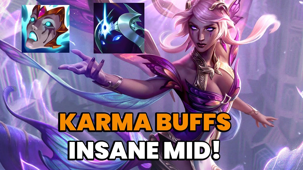 RANK 1 PLAYING KARMA MID AFTER BUFFS! NEW OP?!? Full Gameplay | Cupic
