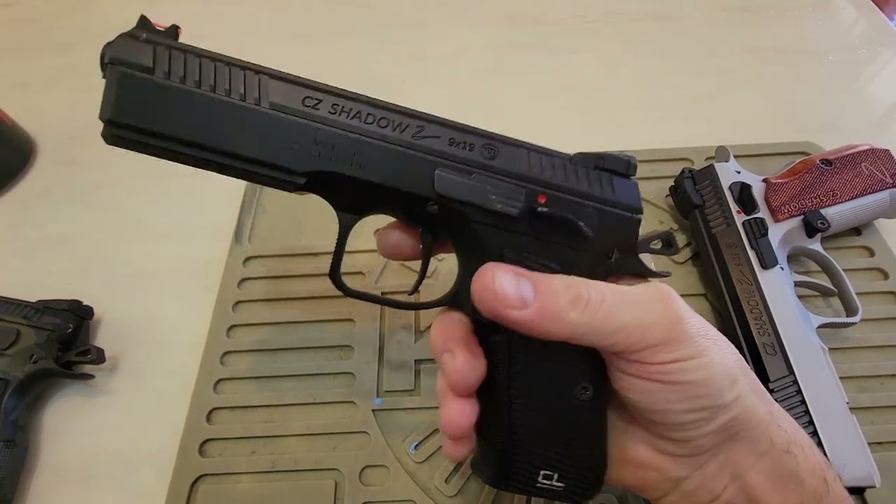 CL Project Design CNC Stainless Steel Ambi-Safety for ASG KJ Shadow 2 Airsoft Pistol.