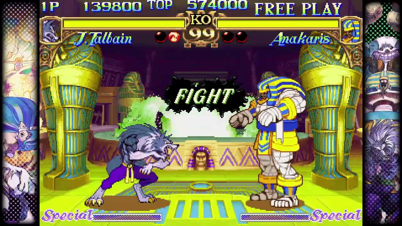 Darkstalkers: The Night Warriors (Xbox One) Arcade as Jon Talbain