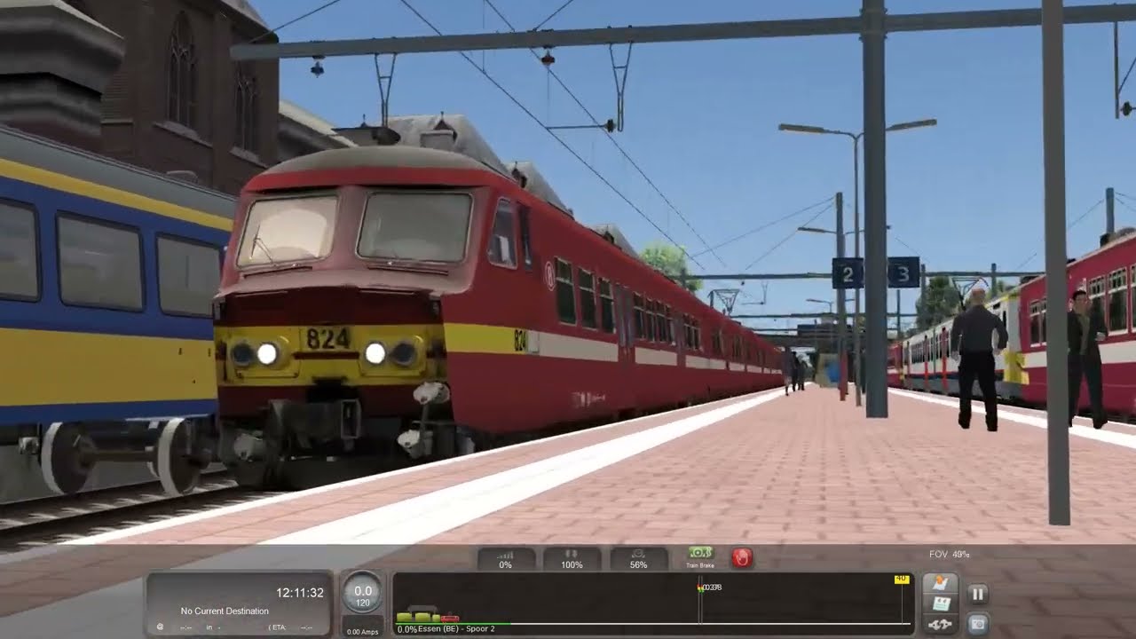 Train Simulator 2022 64BIT | NMBS SNCB AM75 | Bordeaux 824 | Zuid West Nederland |