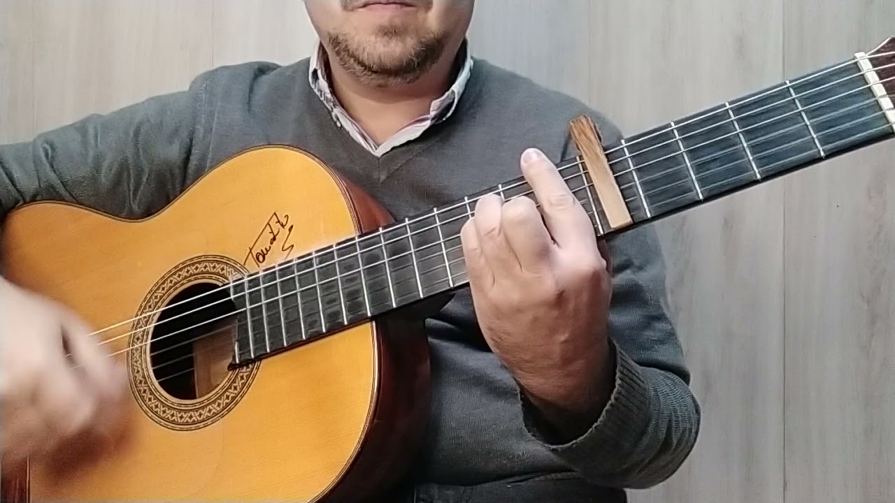 El lago. Triana. Tutorial de guitarra con acordes faciles