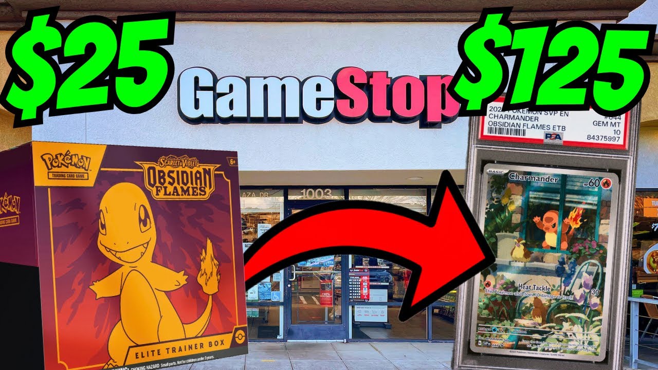 They're Paying You to Open Them! GameStop's $25 Obsidian Flames ETBs!
