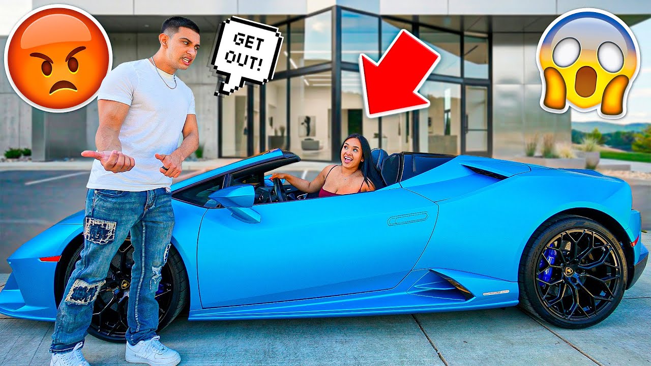 Забрать свою невесту, управляя его Lamborghini (ПЛОХАЯ ИДЕЯ)