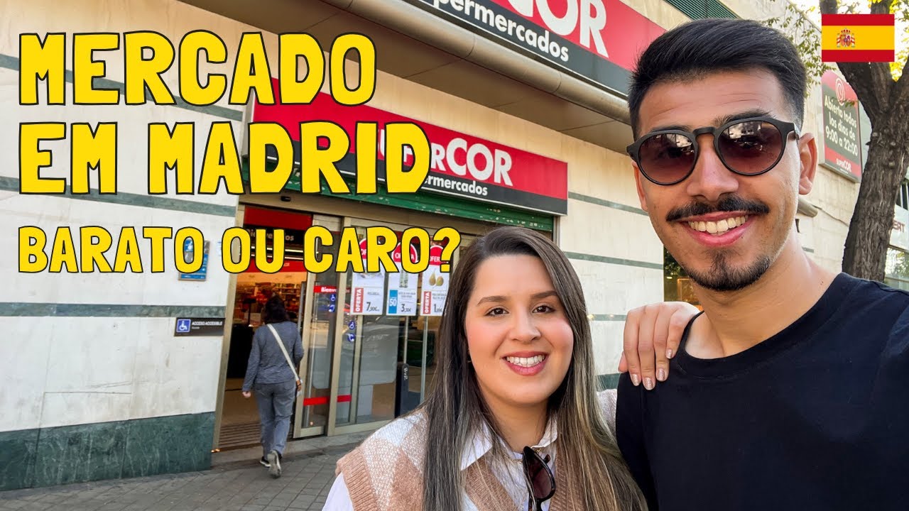 MERCADO NA ESPANHA 🇪🇸 | MADRID | TENHO QUE VIAJAR