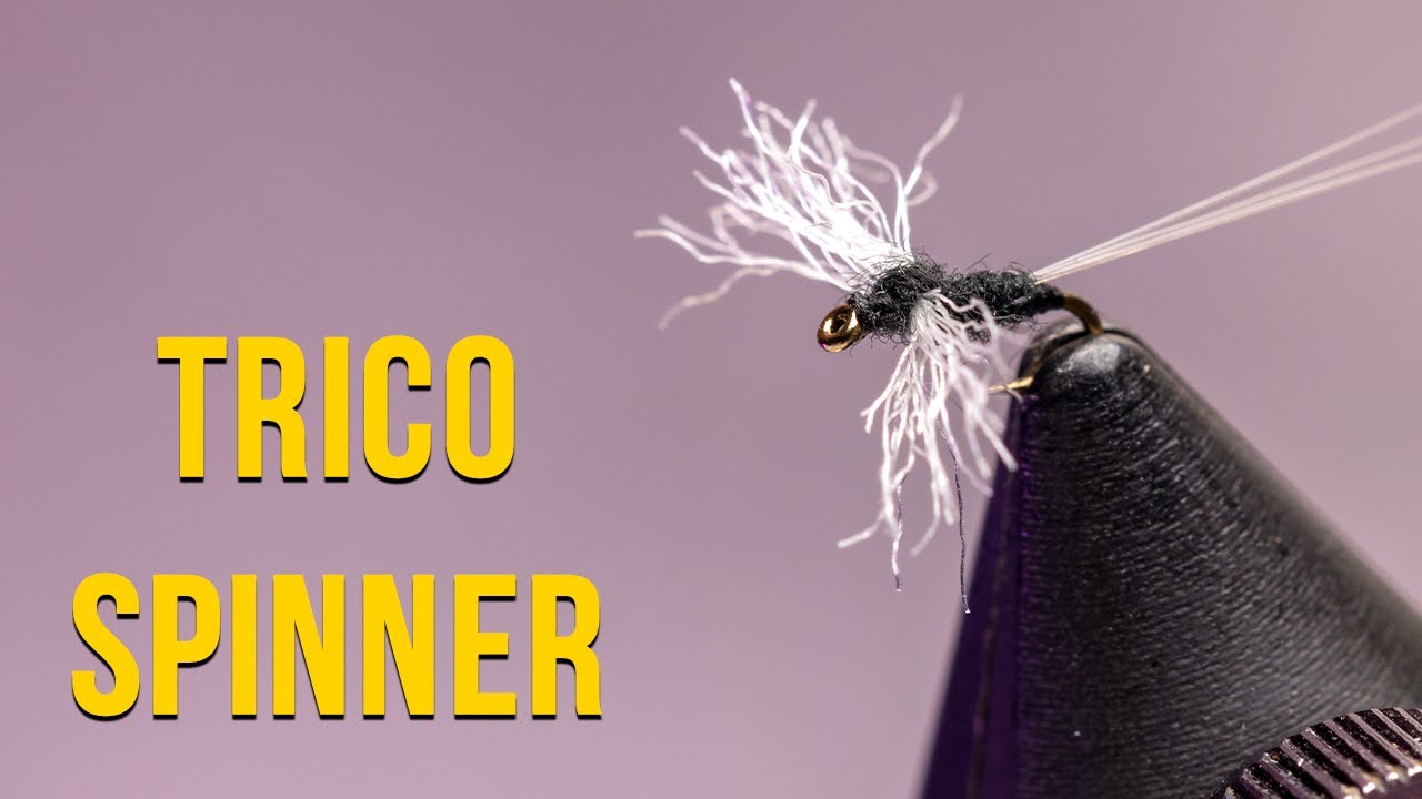 Мастер-класс по вязанию сухой мушки Trico Spinner | Эта модель ловит ОГРОМНУЮ форель
