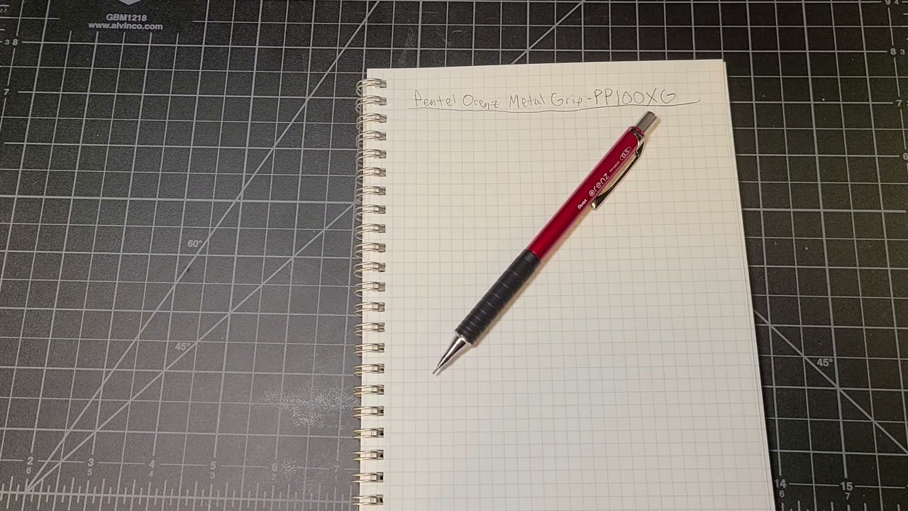 Pentel Orenz Metal Grip 2.0 PP100XG Mechanical Pencil Review