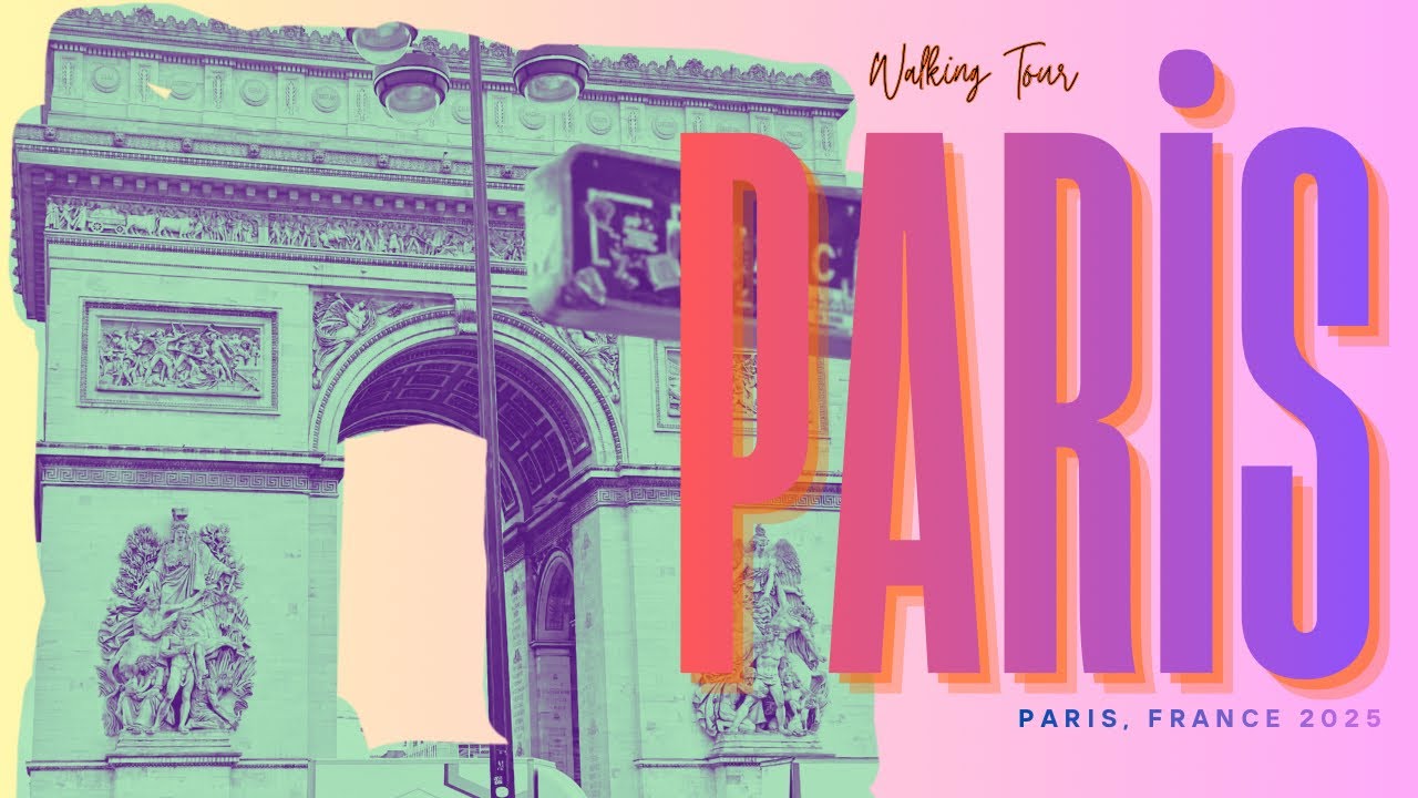 PARIS WALKING TOUR -To FALL ASLEEP TO (City ASMR)