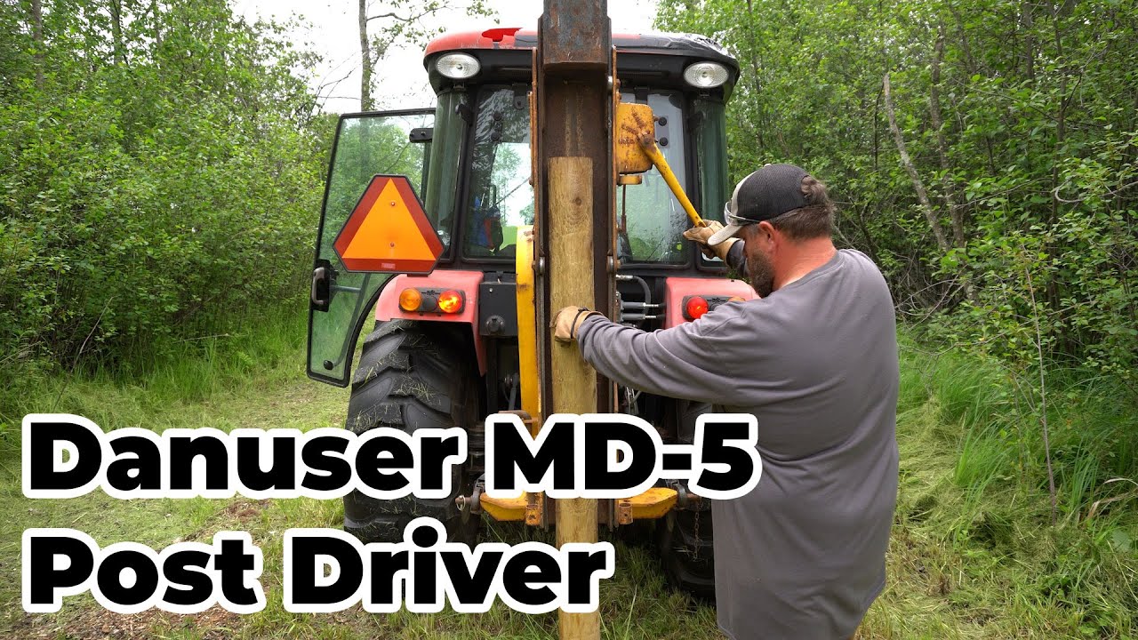 Danuser MD-5 Post Driver - PTO Powered