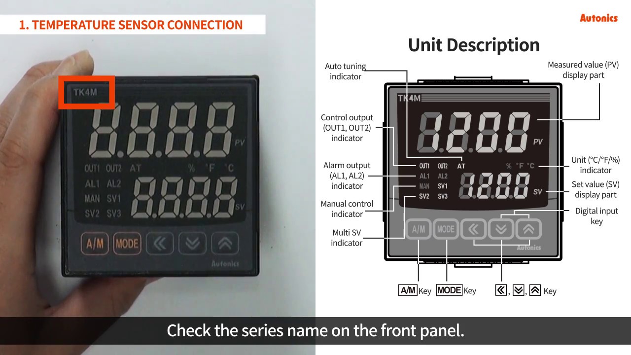 Autonics Tutorial : Temperature Controllers TK Series