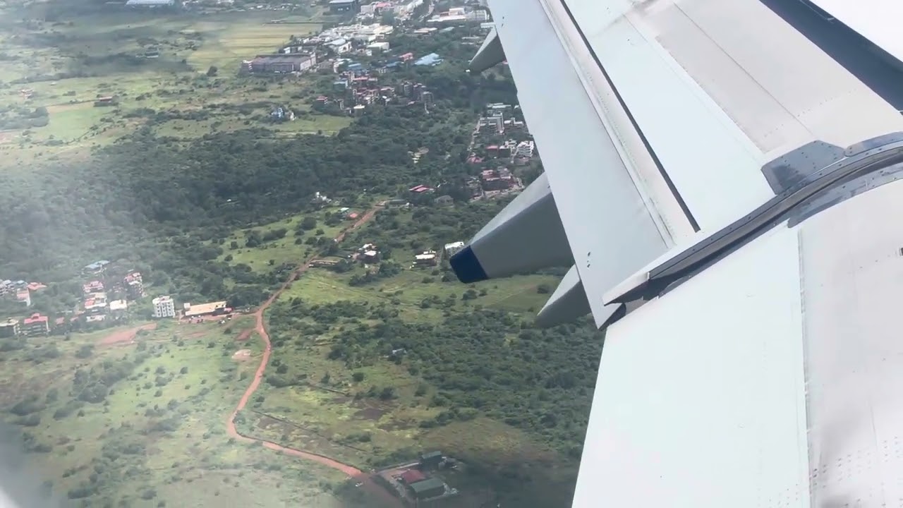 goa indigo plane landing
