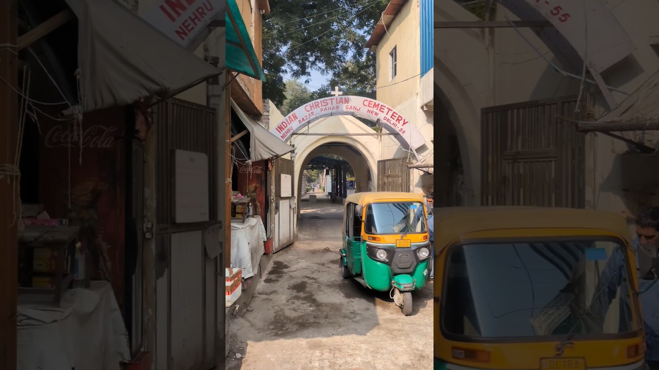 Indian Christian Cemetery Paharganj Delhi | Visuals | ईसाई कब्रिस्तान 
