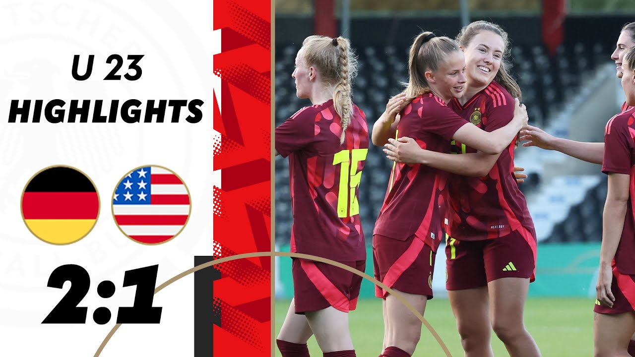Deutschland U 23 - USA U 23 | Highlights | U 23 Frauen-Nationalmannschaft