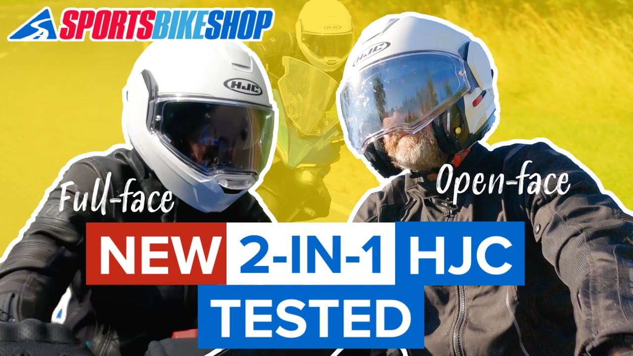 HJC i100 flip-up motorcycle helmet review - Sportsbikeshop