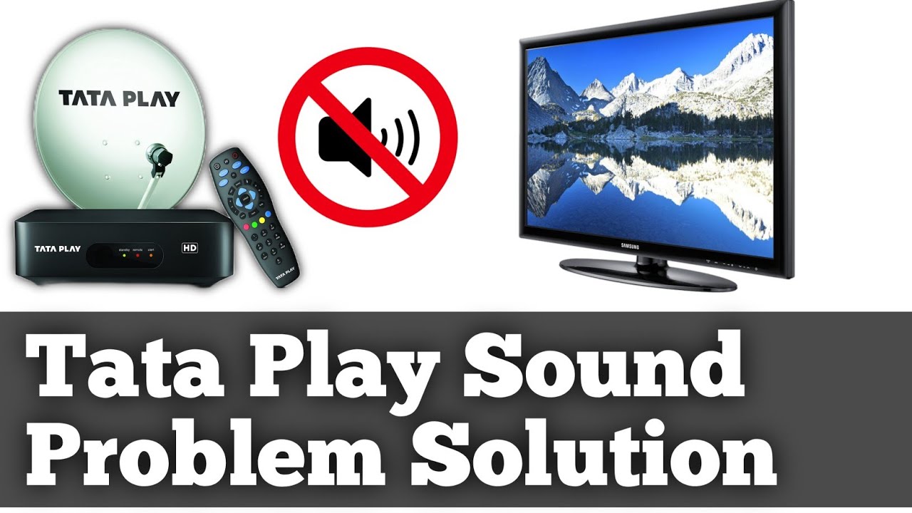 Tata Play Sound Problem Solution // Led Tv Sound Problem Solution 