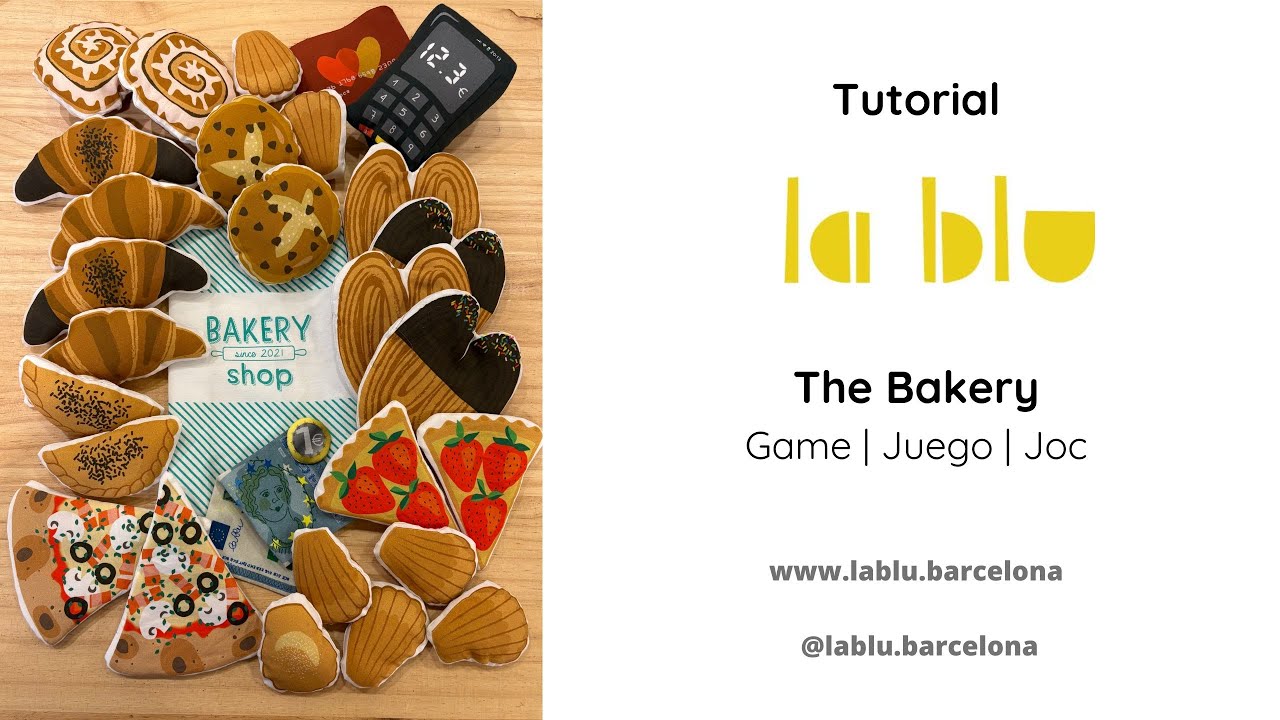 Tutorial paso a paso para coser el panel del juego THE BAKERY de LA BLU