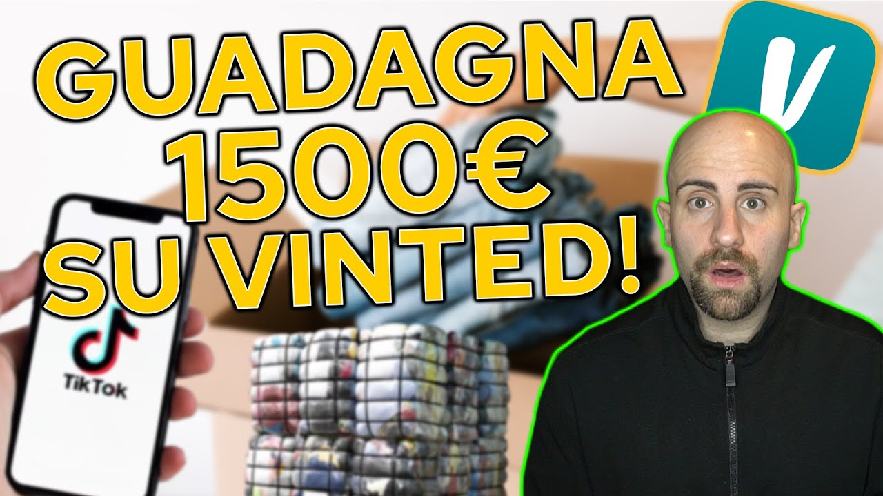 GUADAGNARE 1500 euro su VINTED rivendendo STOCK di VESTITI 🤑 Guadagnare con TikTok Italia