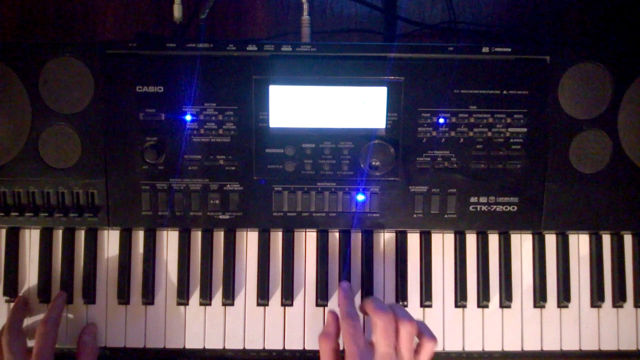 Не унывай музыка на синтезаторе Casio CTK-7200