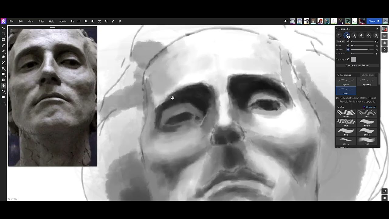 drawing session test
