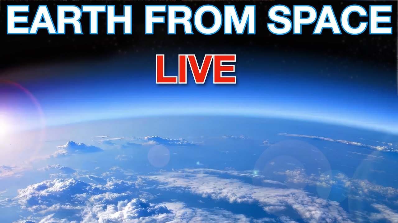 🔴 LIVE EARTH FROM SPACE | (ISS) Orbiting Earth & Relaxing Music | May 4/5, 2023