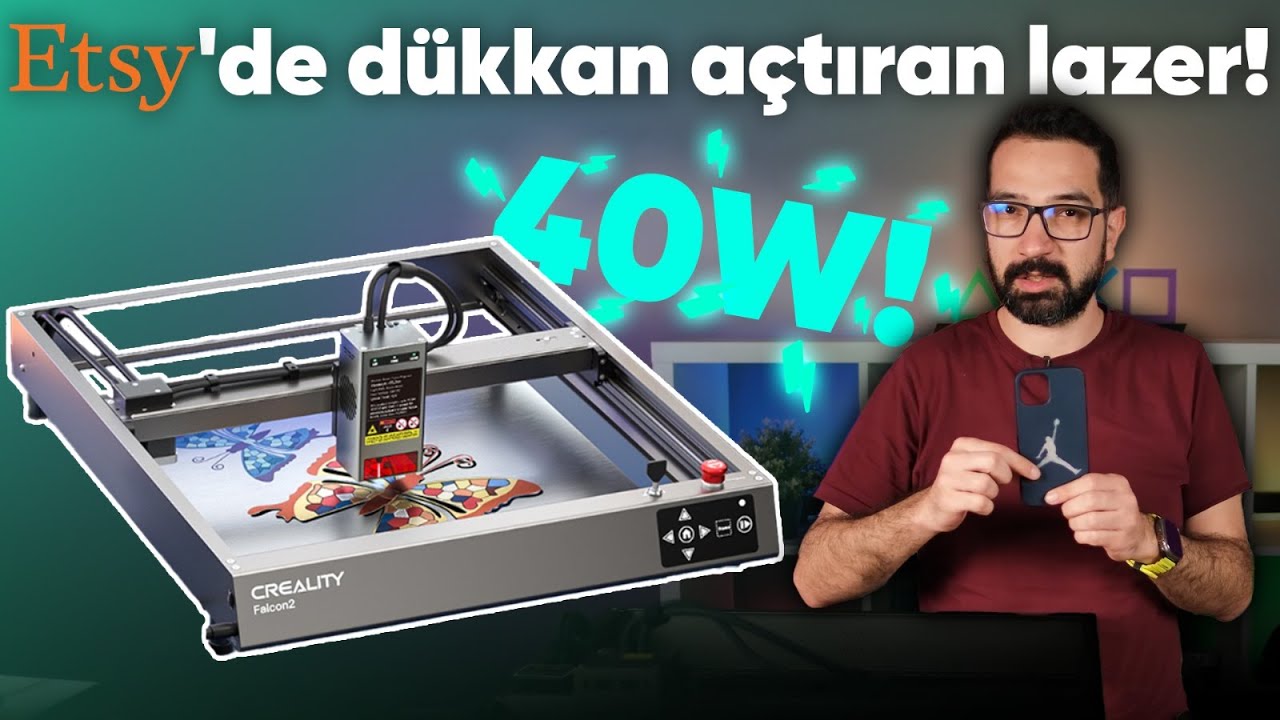 Her şeyi kesen lazer! | Creality Falcon2 İnceleme