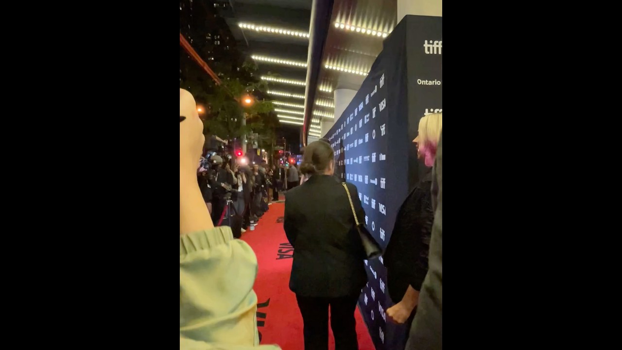 #EmilyBlunt Wears Daring Top on RedCarpet Date Night with#johnKrasinski atThe Smashing Machine TIFF