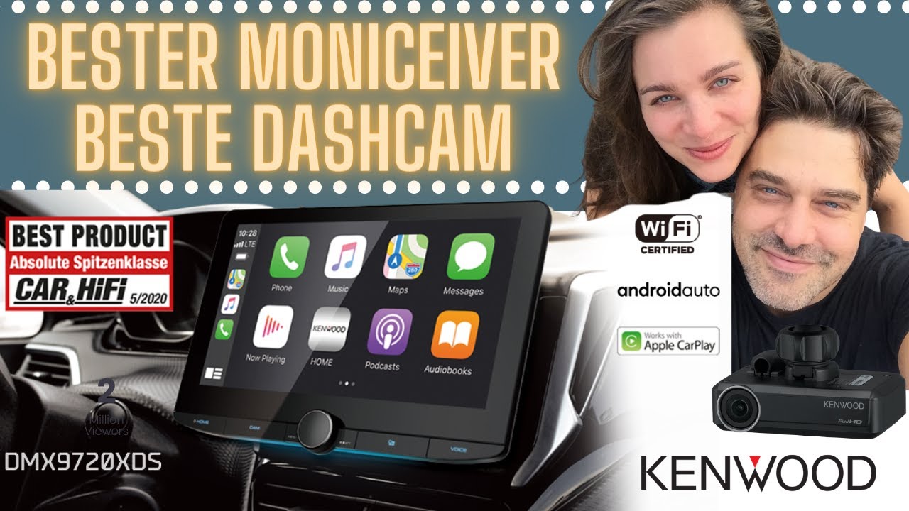 Bester Moniceiver f&uuml;r deinen Van oder das Wohnmobil. Kenwood DMX9720XDS und Kenwood Dashcam DRV-N520