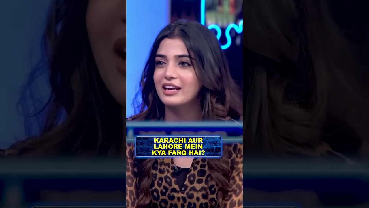 Difference Between Karachi & Lahore   #hasnamanahai #tabishhashmi #laibakhan #geonews #shorts