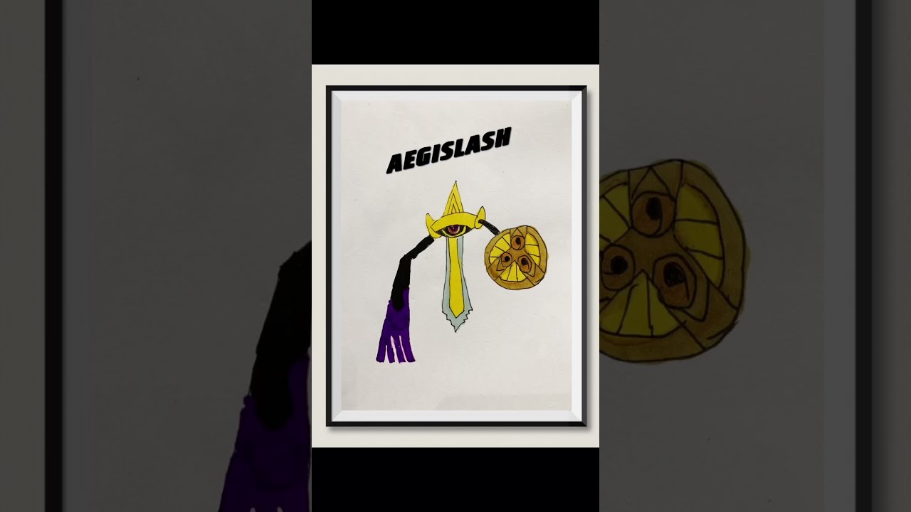 How to draw aegislash from Pokemon