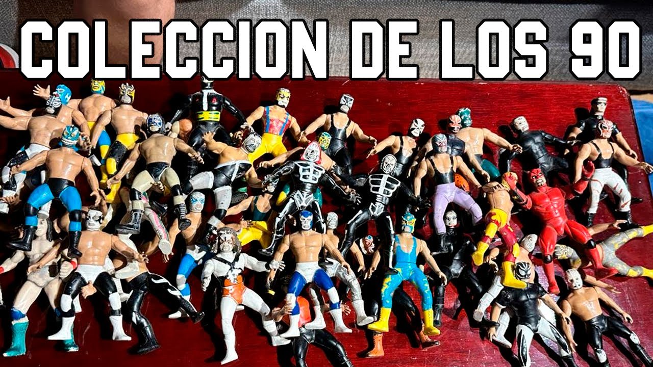 COLECCIÓN de figuras CLÁSICAS de lucha libre 🤯 (Más de 20 años de antigüedad)