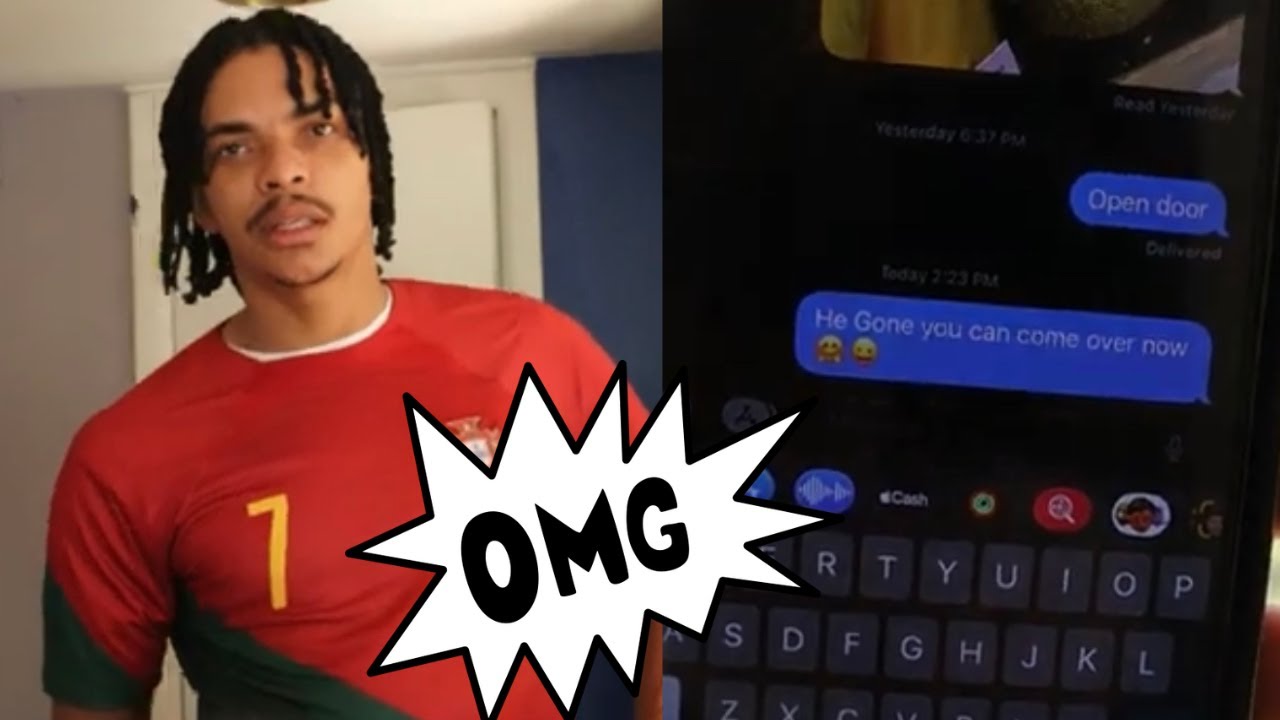 Texting my husband 