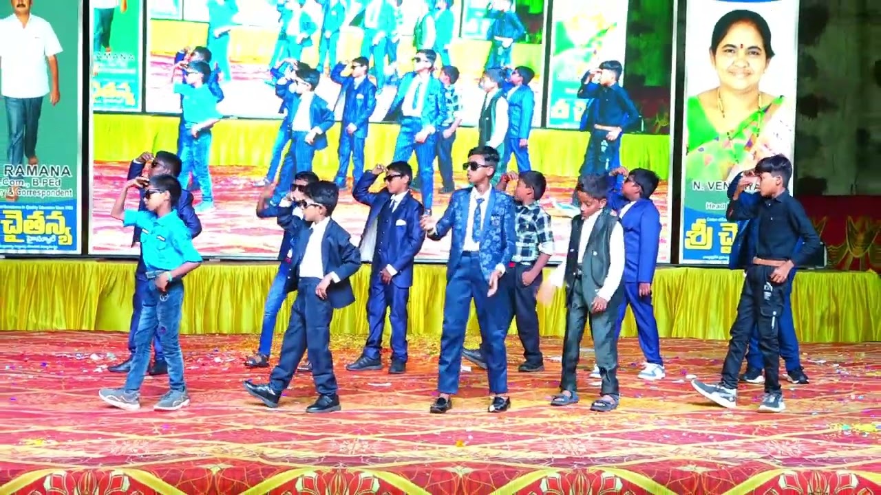 SRI CHAITANYA | ANNUAL DAY | #GEAR UP | OH MY GOD DADDY (ALA VAIKUNTHAPURRAMULO) 5th CLASS BOYS |