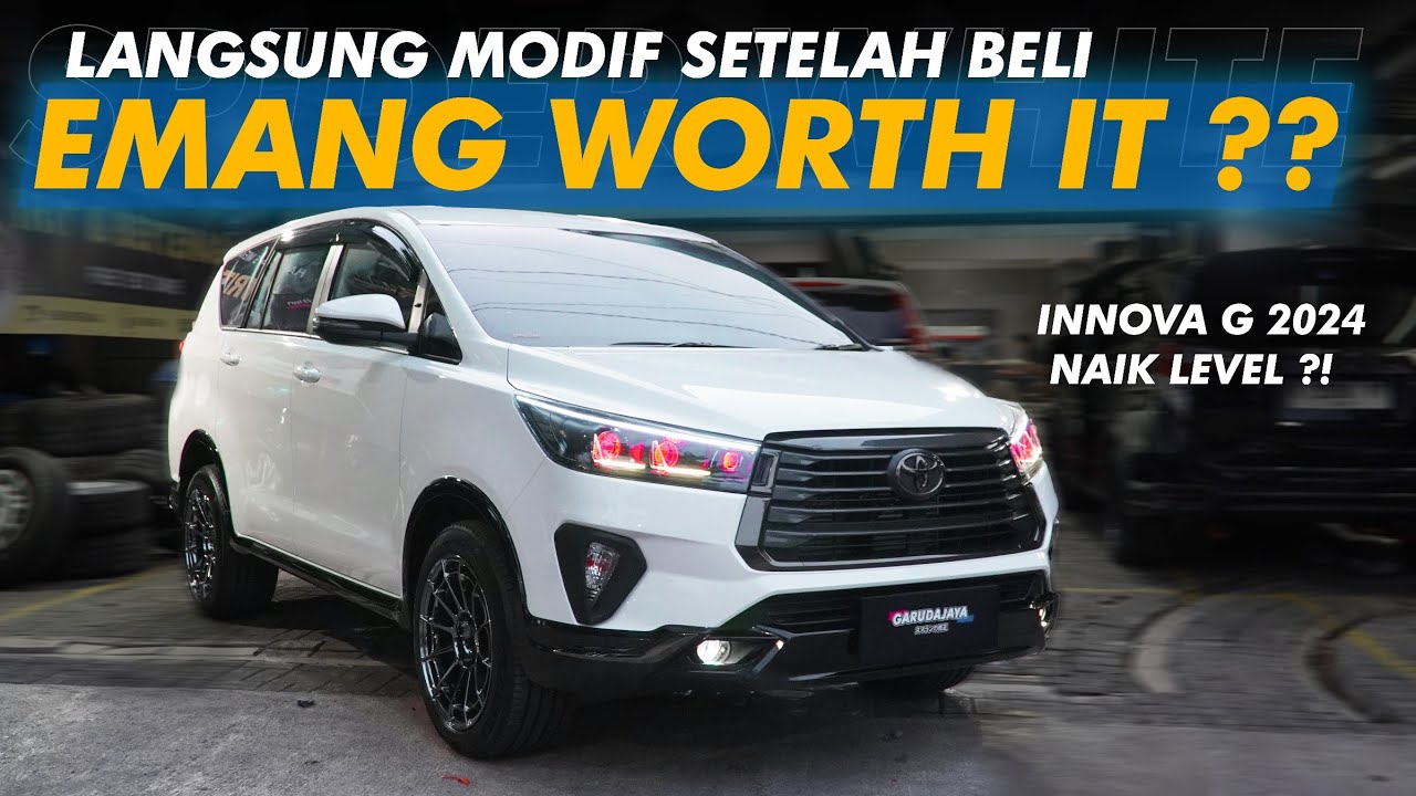 ROMBAK MOBIL KELUARGA JADI GAHAR !! MODIF INNOVA NYAMAN BERKELAS !!
