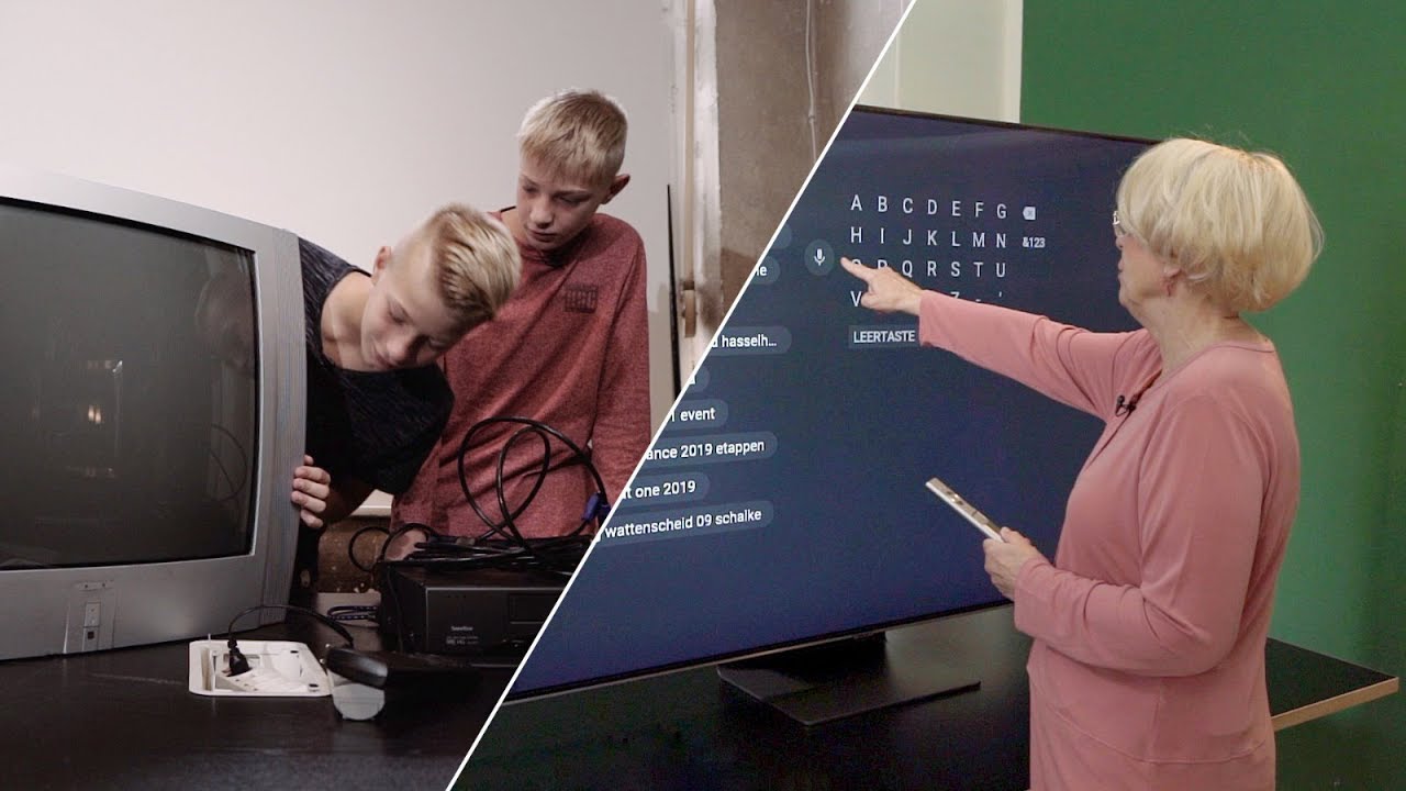 Oma vs. Enkel: Smart TV oder Röhrenfernseher?
