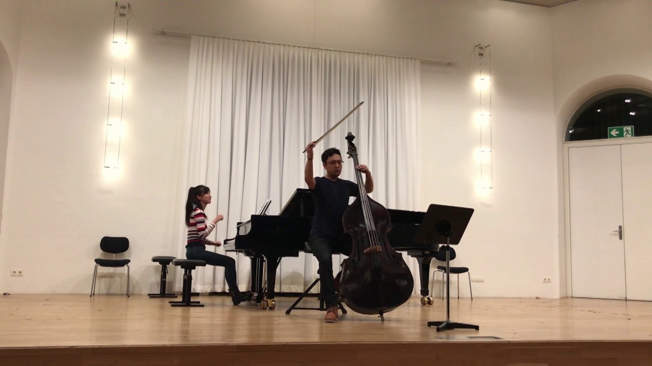 J. S. Bach - Sonata No.2 for Viola da Gamba, Manki Kim, Kontrabass