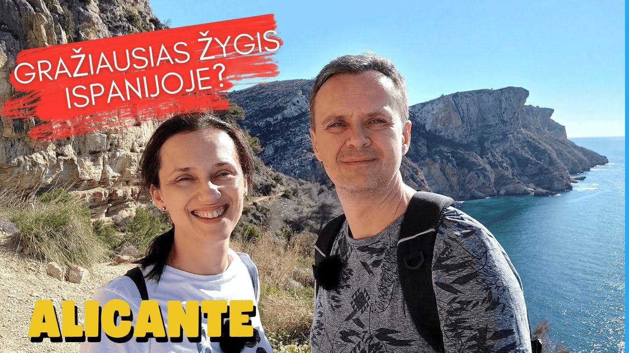 ĮSPŪDINGAS ŽYGIS PALEI JŪRĄ. Ruta de los Acantilados, Alicante