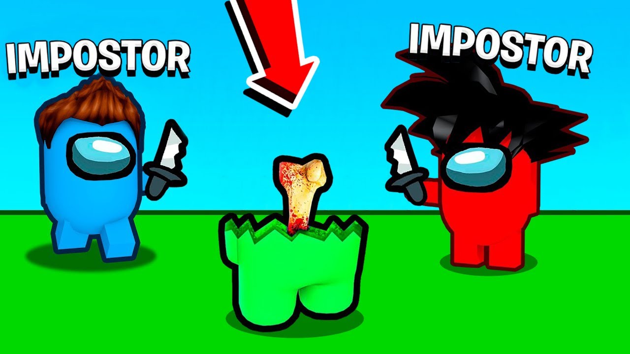 VIRAMOS IMPOSTORES E ACABAMOS COM TODOS NO ROBLOX!! (Among Us)